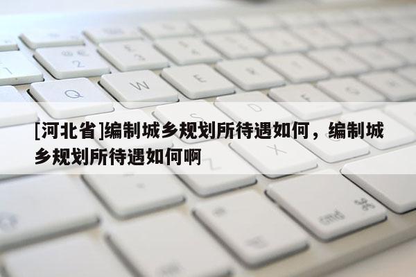 [河北省]编制城乡规划所待遇如何，编制城乡规划所待遇如何啊