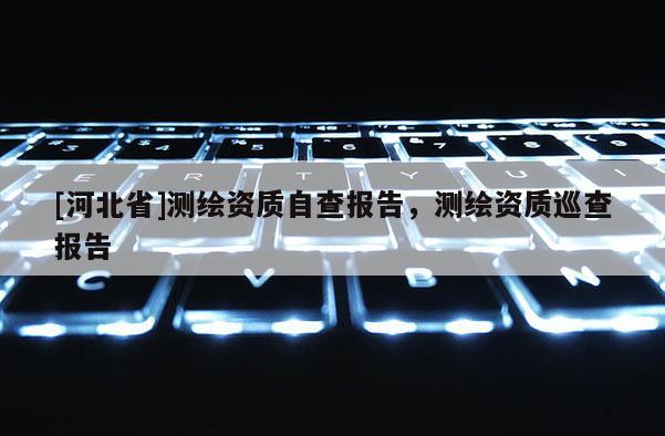 [河北省]测绘资质自查报告，测绘资质巡查报告