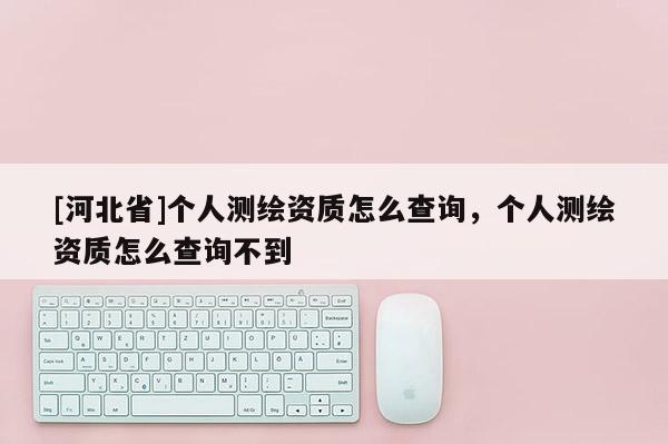 [河北省]个人测绘资质怎么查询，个人测绘资质怎么查询不到