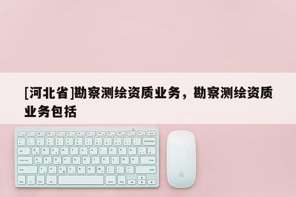 [河北省]勘察测绘资质业务，勘察测绘资质业务包括
