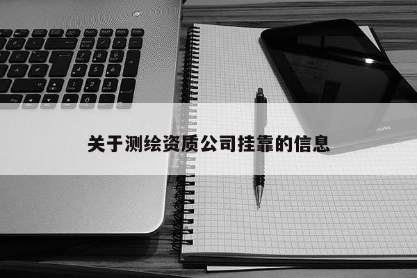 关于测绘资质公司挂靠的信息