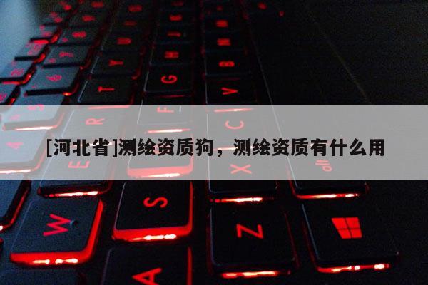 [河北省]测绘资质狗，测绘资质有什么用