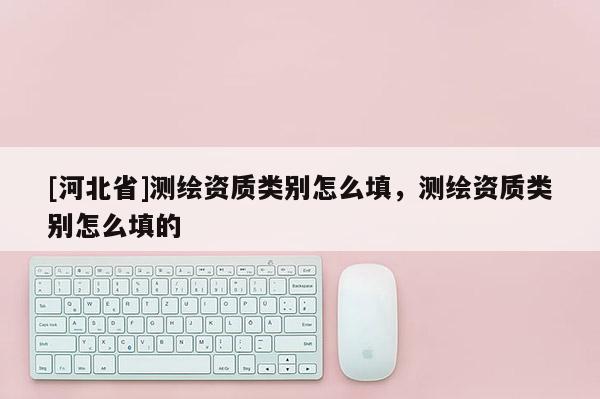 [河北省]测绘资质类别怎么填，测绘资质类别怎么填的